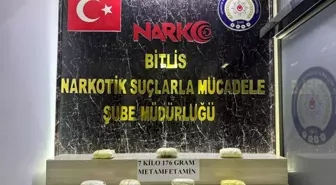 Bitlis'te Metamfetamin Operasyonu: 7 Kilo Uyuşturucu Ele Geçirildi