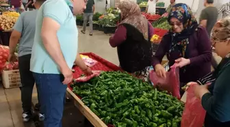 Sarıgöl'ün Emcelli Biberleri Kurban Bayramı Öncesi Pazara Çıktı