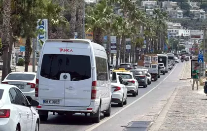 Bodrum'dan Kurban Bayramı Dönüşü: 15 Bin Araç Yolda