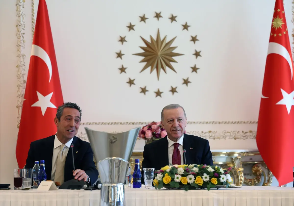 Cumhurbaşkanı Erdoğan, EuroLeague şampiyonu Fenerbahçe Beko'yu kabul etti